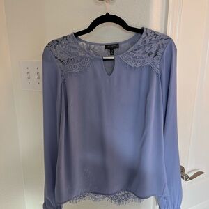 The Limited Women's Lavender Lace Blouse